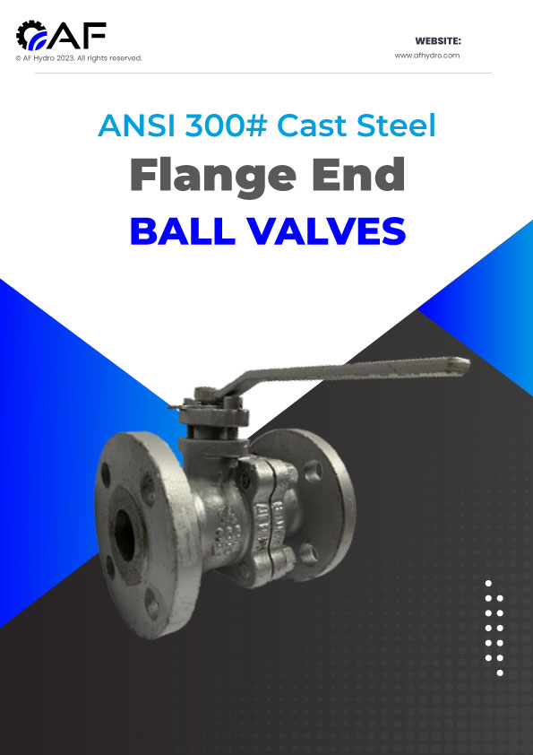 ANSI 300# Cast Steel Flange End Ball Valves