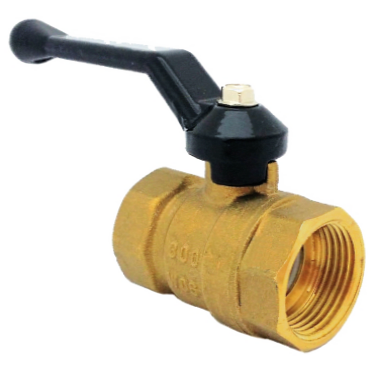 Ball valve kuningan - bodi dua keping