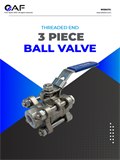 AF Hydro 3-piece ball valve catalogue