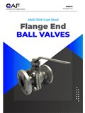 AF Hydro catalogue, ANSI 150 cast steel flange end ball valves