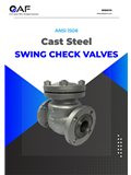 ANSI 150# Cast Steel Flange End Swing Check Valves