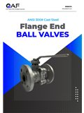 AF Hydro catalogue, ANSI 300 cast steel flange end ball valves