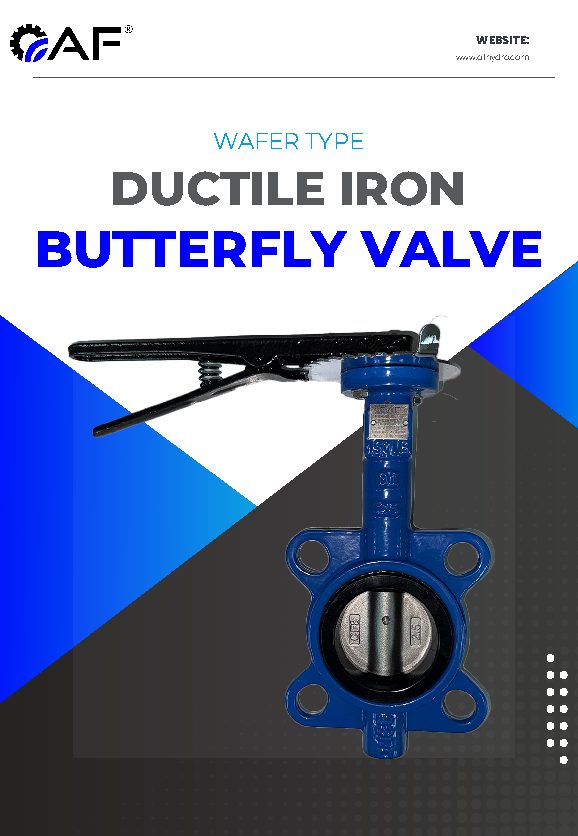Ductile Iron Wafer Type Butterfly Valves
