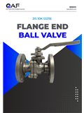Katalog AF Hydro ANSI 150 stainless steel flange end ball valves