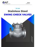 AF Hydro JIS 10K SS316 swing check valve catalogue