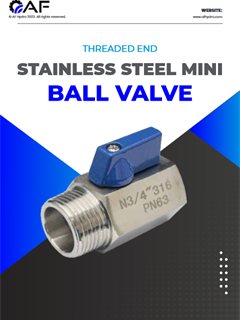Katalog AF Hydro ball valve mini SS316