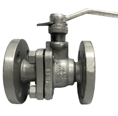 ANSI 150 cast steel flange end ball valve
