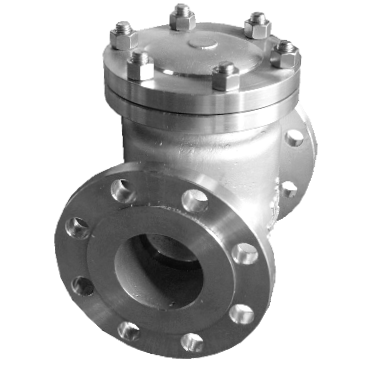JIS 10K SS316 swing check valve - bonnet and flange face