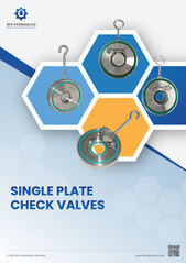 Single Plate Check Valves