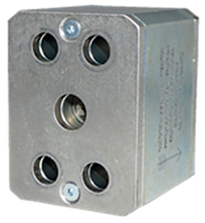 SAE flange check valve with holding plates