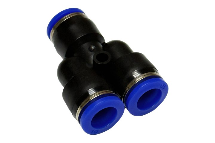 Y-splitter push-in