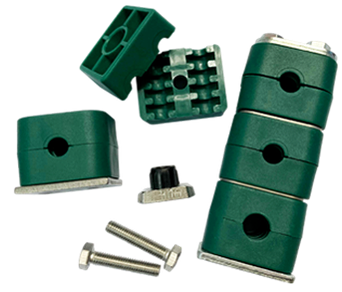 Tubeclo clamp bodies, cover plates and bolts
