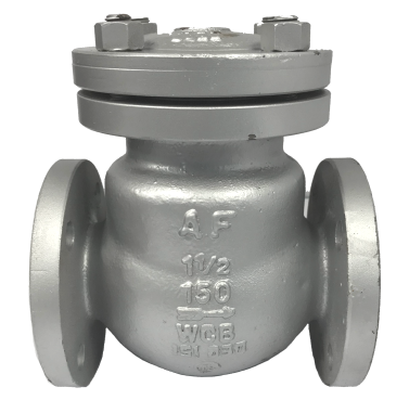 AF 1 1/2 150 WCB cast into the swing check valve body