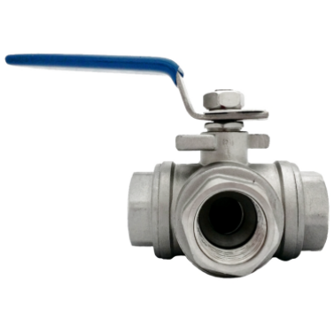 Ball valve L-port - konstruksi bonnet berbaut