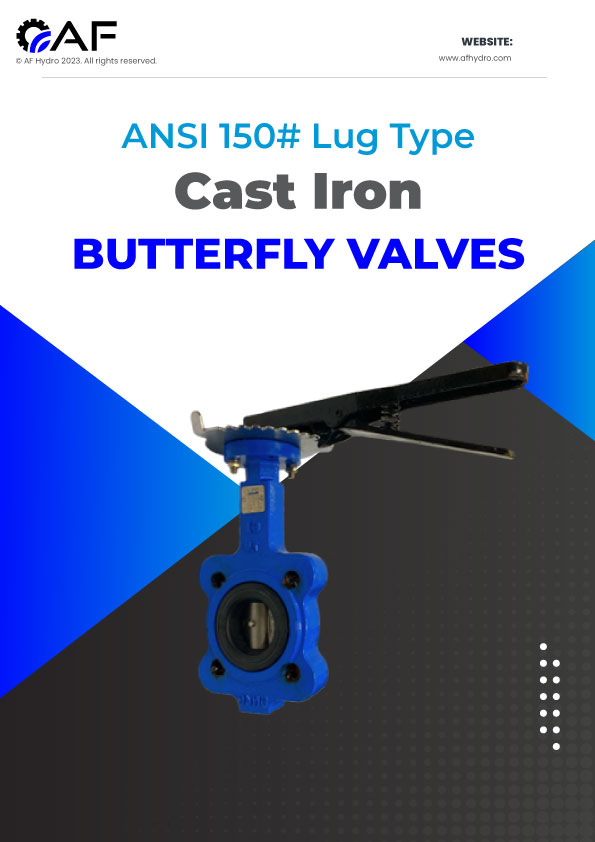 ANSI 150# Cast Iron Lug Type Butterfly Valves