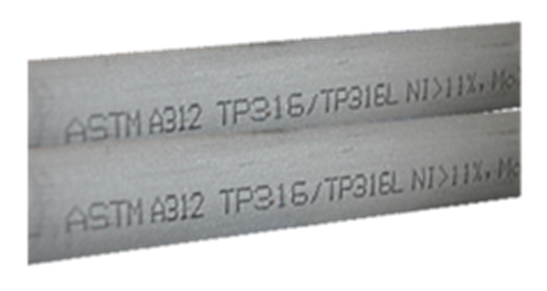 Stainless steel pipe ends