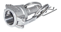 SS316 Type C Female Coupler with Hose Shank