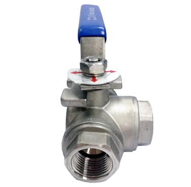 Ball valve T-port - konstruksi bonnet berbaut