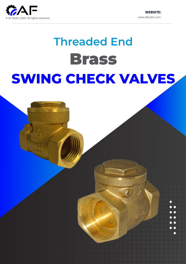Threaded End Brass Swing Check Valves